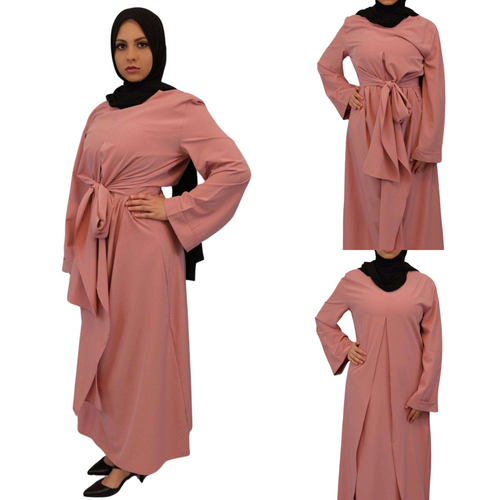 Maryam Wrap Abaya Maxi Dress