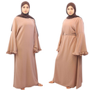Chiffon Lined Maxi Dress-Wafa