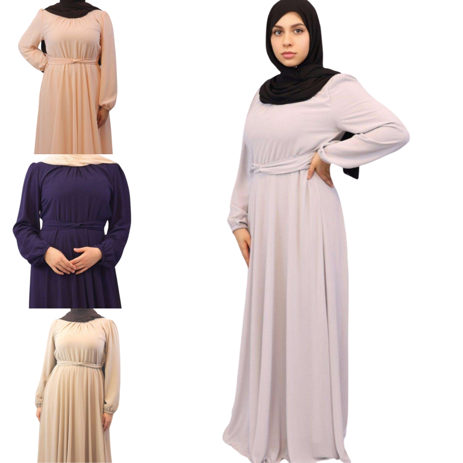Elegant Modest Chiffon Maxi Dress – Alishba for Eid & Ramadan Celebrations