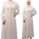 Chiffon Double Layered Maxi Dress and matching Chiffon Hijab-Grace