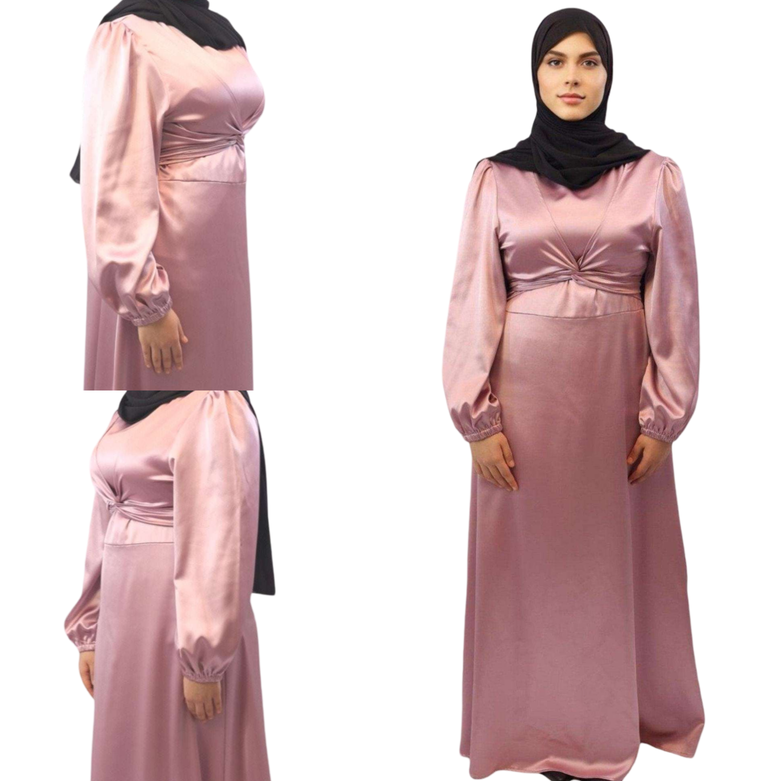 Elevate Your Style with the Elegant Satin Maxi Dress