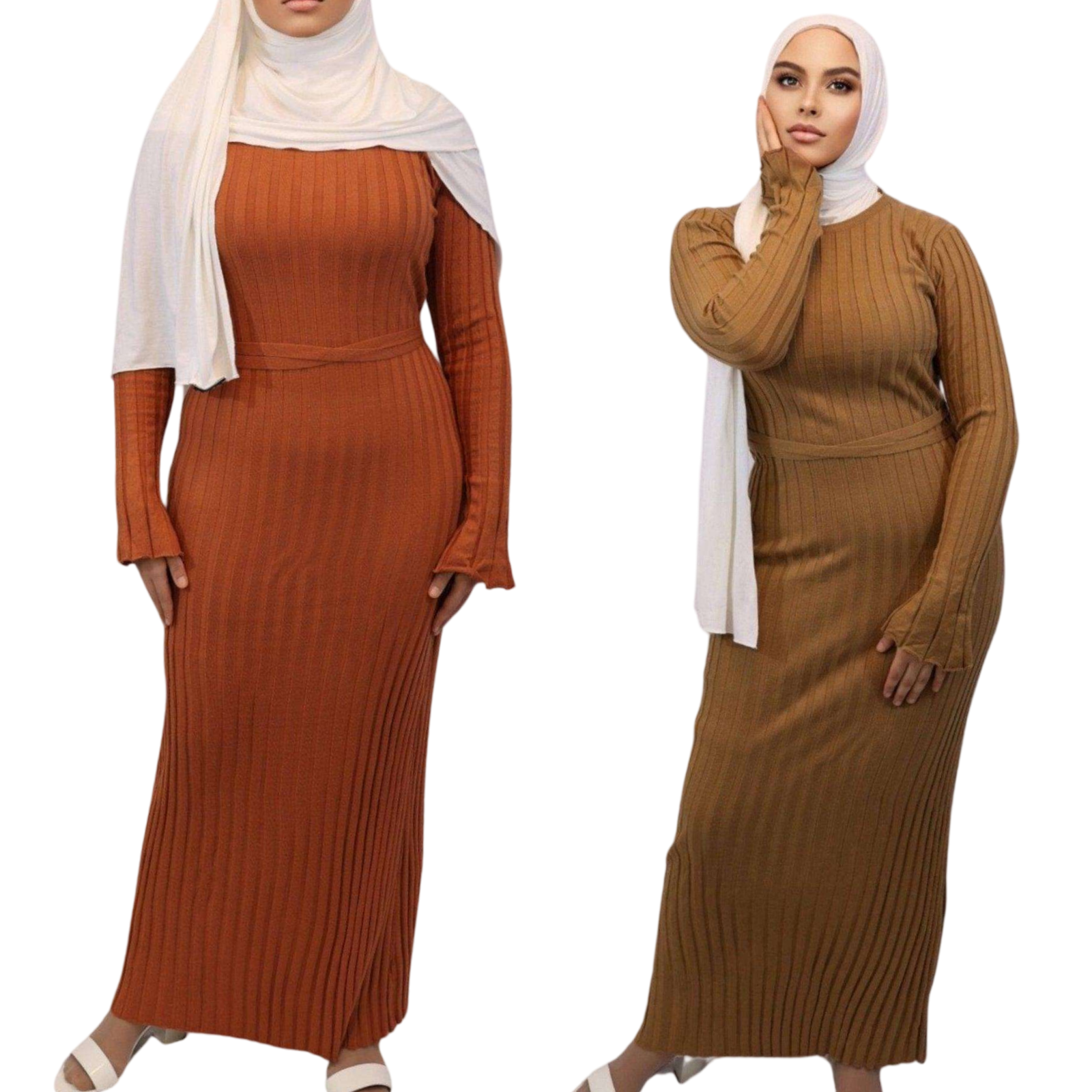 Nadia Ribbed Knitted Dress - Effortless Elegance for Every Occasion