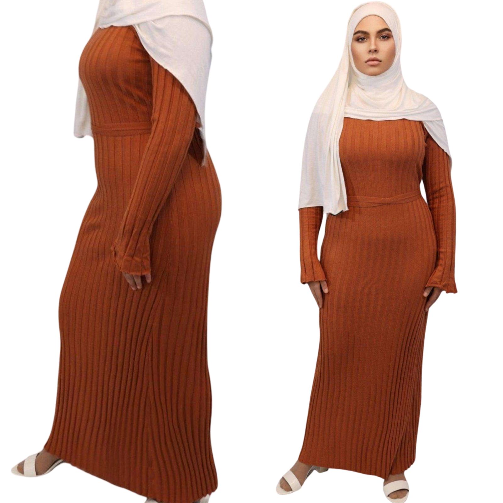 Nadia Ribbed Knitted Dress - Effortless Elegance for Every Occasion