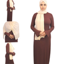 Salwa Ribbed Split Crystal Cuff Maxi