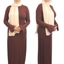 Salwa Ribbed Split Crystal Cuff Maxi