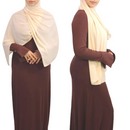Salwa Ribbed Split Crystal Cuff Maxi