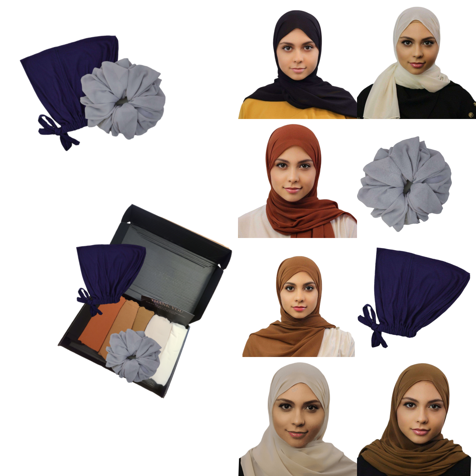 Essential Hijab Set with Accessories - Your Daily Elegance Redefined