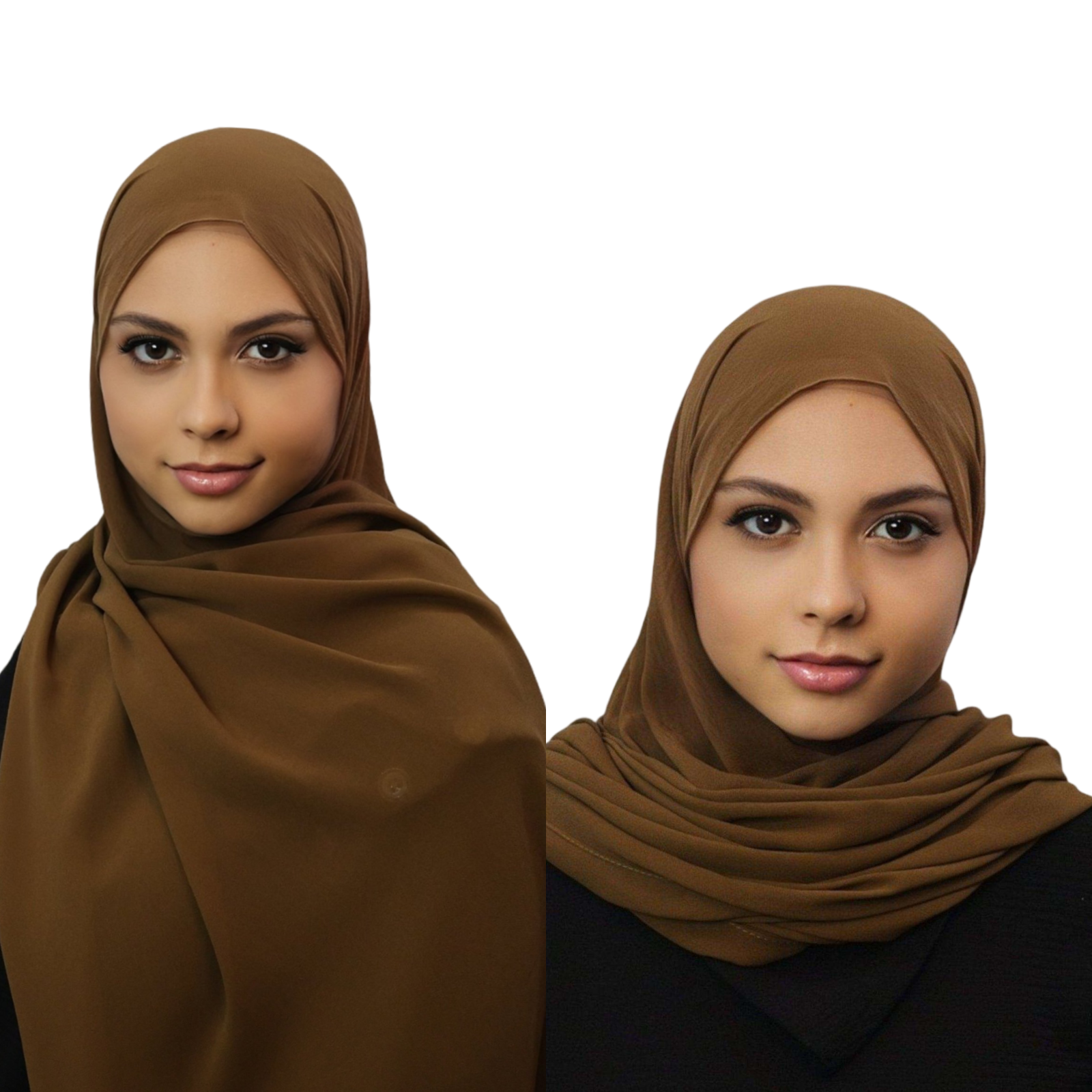 Serenity Essential Chiffon Hijabs Coffee