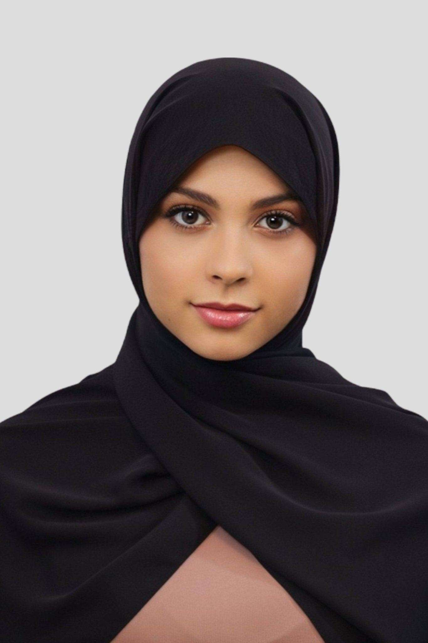 Black / Medina Silk / 180*70CM