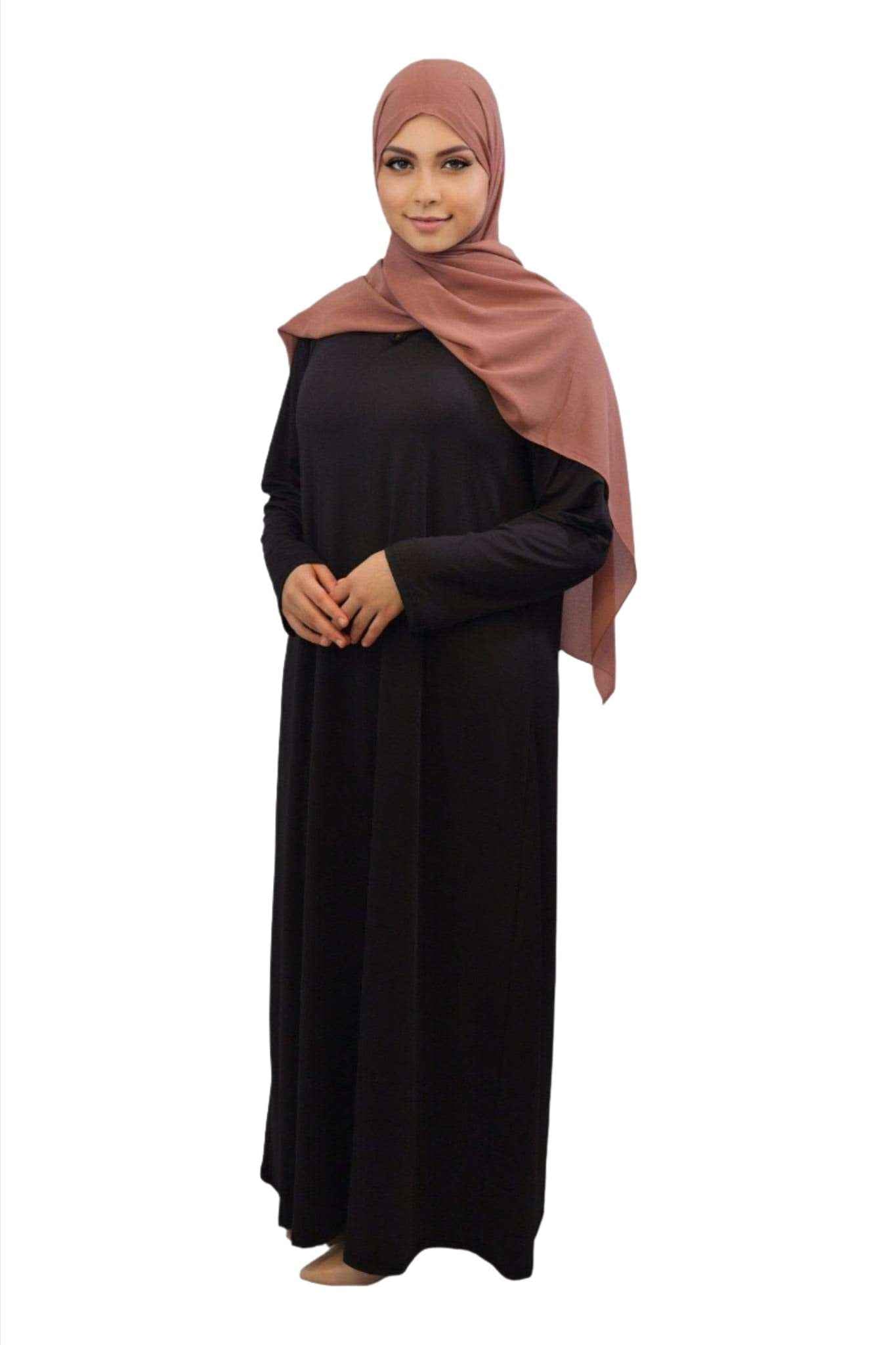 Sadia Elegant Black Abaya