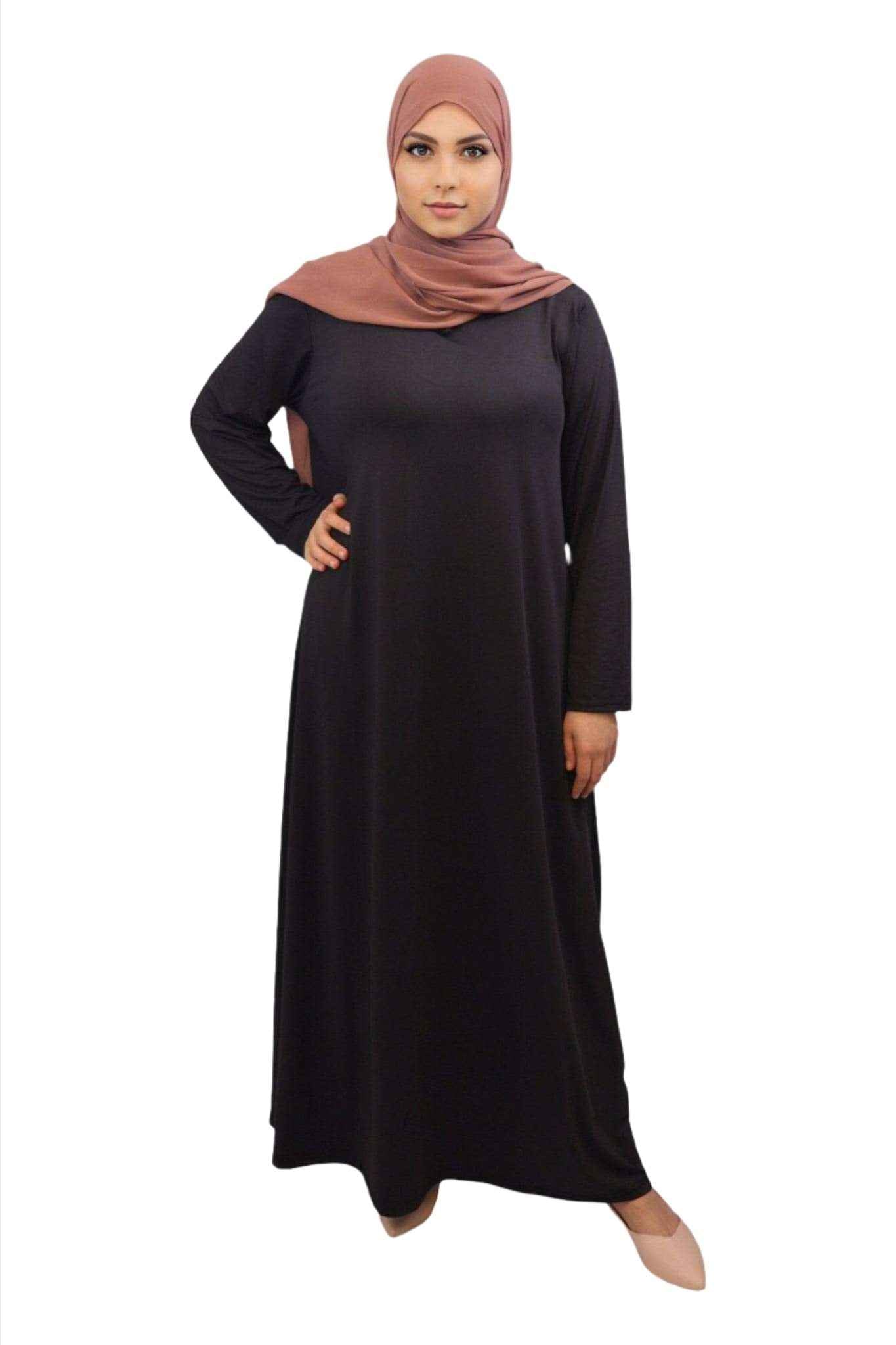 Sadia Elegant Black Abaya
