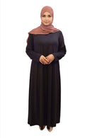 Sadia Elegant Black Abaya