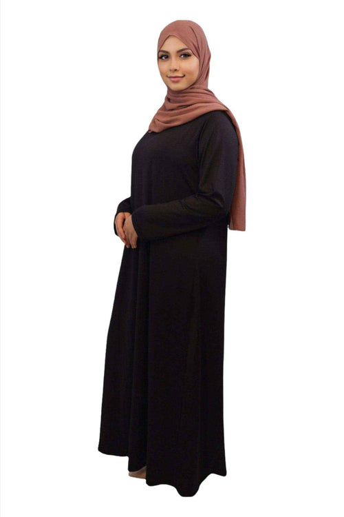 Sadia Elegant Black Abaya