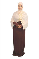 Salwa Ribbed Split Crystal Cuff Maxi