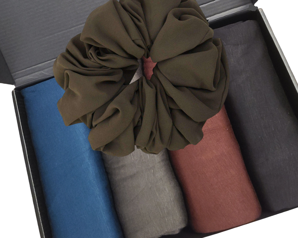 Modest jersey hijabs value set with full coverage and non-slip fit