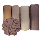 Elevate Your Look with the Luxe Jersey Hijab Gift Set – 5 Chic Colors for Effortless Elegance