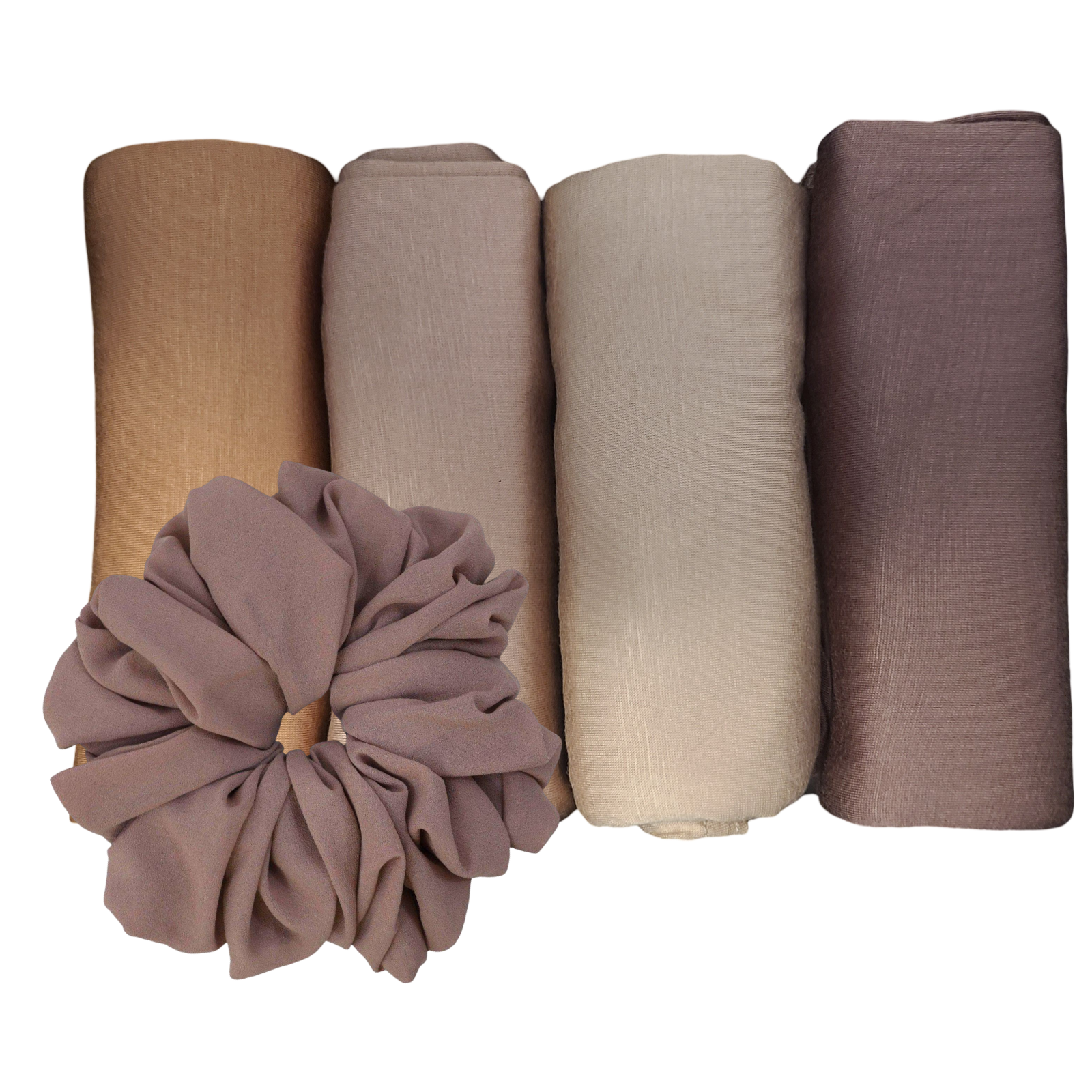 Elevate Your Look with the Luxe Jersey Hijab Gift Set – 5 Chic Colors for Effortless Elegance
