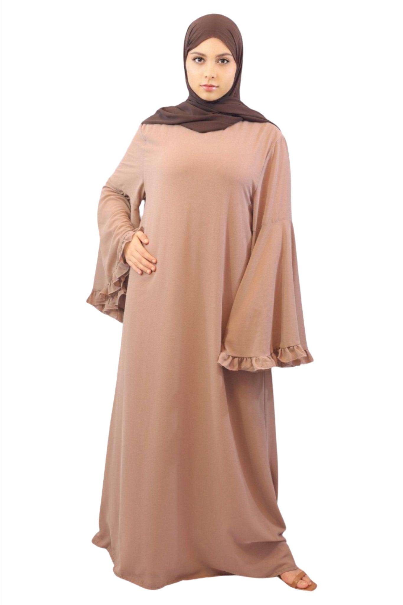 Wafa Lined Chiffon Maxi Dress - MODESTY MUSLIMAH