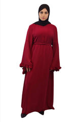 Wafa Lined Chiffon Maxi Dress - MODESTY MUSLIMAH