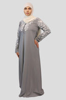 Zainab Floral Printed Abayas - MODESTY MUSLIMAH