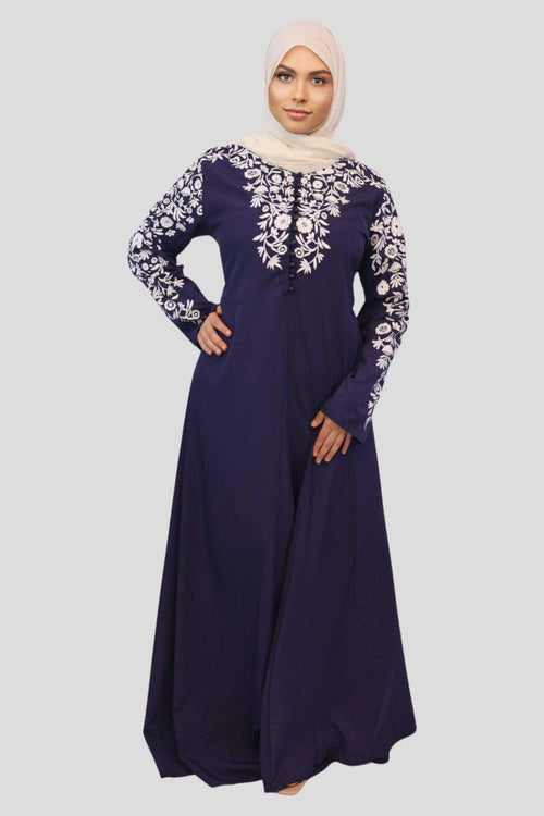 Zainab Floral Printed Abayas - MODESTY MUSLIMAH